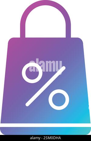 Shopping Bags Vector Icon Design Illustration Stock Vector