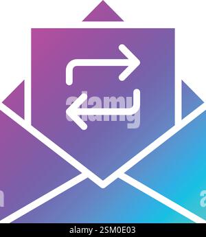 Sync Vector Icon Design Illustration Stock Vector