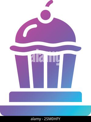 Dessert Vector Icon Design Illustration Stock Vector