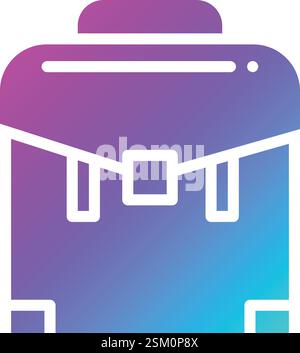 Business Bag Vector Icon Design Illustration Stock Vector