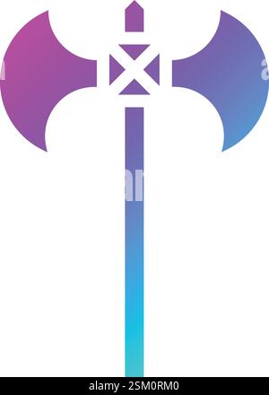 Axe Vector Icon Design Illustration Stock Vector