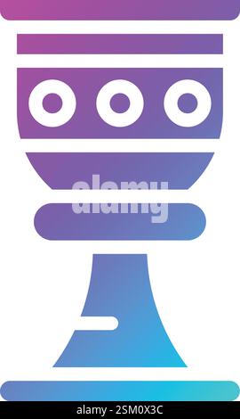 Goblet Vector Icon Design Illustration Stock Vector