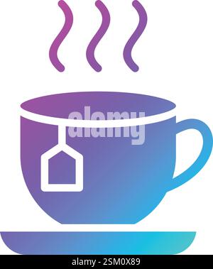 Tea Vector Icon Design Illustration Stock Vector