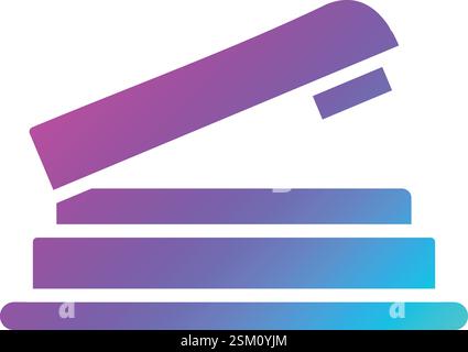 Stapler Vector Icon Design Illustration Stock Vector