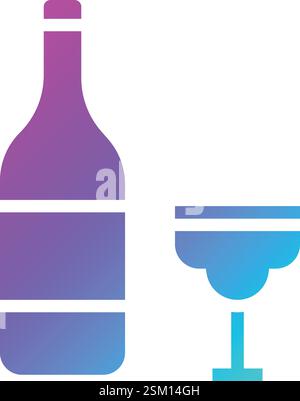 Drinks Vector Icon Design Illustration Stock Vector