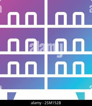 Product Shelf Vector Icon Design Illustration Stock Vector