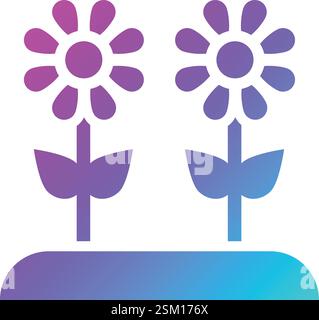 Rose Vector Icon Design Illustration Stock Vector