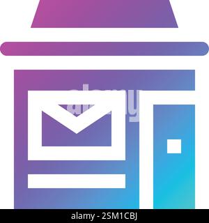 Cargo Post Office Vector Icon Design Illustration Stock Vector