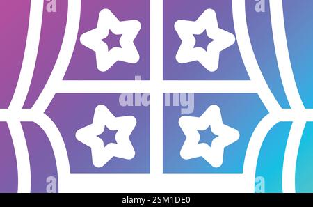 Window Vector Icon Design Illustration Stock Vector