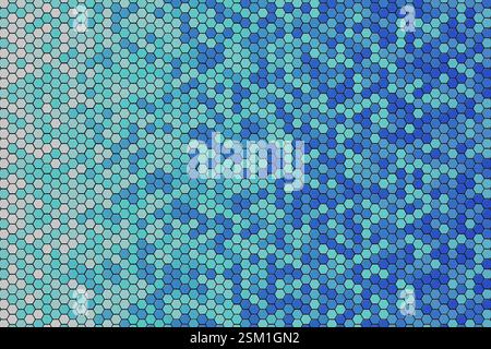 Abstract modern background hexagons texture snake scales, honeycomb gradient colors, vector template backdrop banner Stock Vector