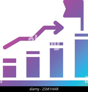 Business Success Vector Icon Design Illustration Stock Vector