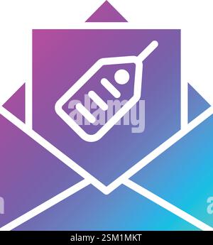 Tagged Vector Icon Design Illustration Stock Vector