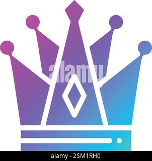 Monarchy crown icon. Outline illustration of monarchy crown vector icon ...