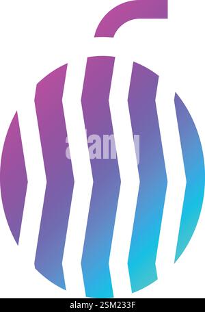 Watermelon Vector Icon Design Illustration Stock Vector