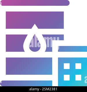 Fuel Calculation Vector Icon Design Illustration Stock Vector