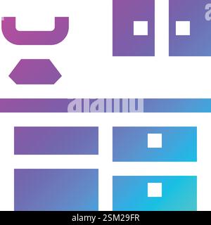 Kitchen Vector Icon Design Illustration Stock Vector