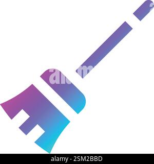 Feather duster Vector Icon Design Illustration Stock Vector