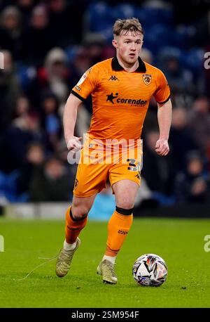 Hull City's Joe Gelhardt during the warm up ahead of the Sky Bet ...