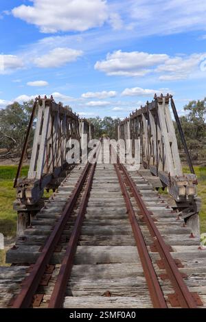 The Two Mile Creek Railway Bridge is one of only three remaining Howe ...