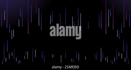 sound wave abstract backgrounds futuristic with gradient color lines different shades and thickness for wallpaper, web page header, web banners Stock Vector