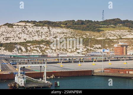 Port of Dover Cross-channel Ferry Terminal, Dover, Kent, England, UK Stock Photo