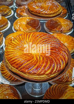 Epiphany, King's cake, close-up Stock Photo