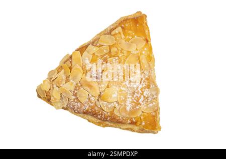 almond triangle isolated on a white background Stock Photo