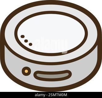 Gateway vector doodle illustration and graphic. Part of smart appliances category. Stock Vector