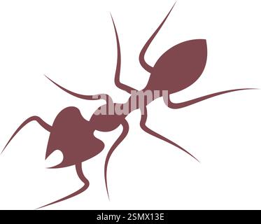 Ant logo icon design template Stock Vector