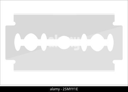 razor for shaving flat style vector illustration isolated on white background Stock Vector