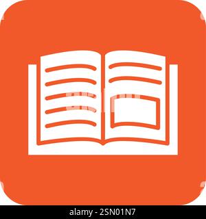 Book Vector Icon Design Illustration Stock Vector