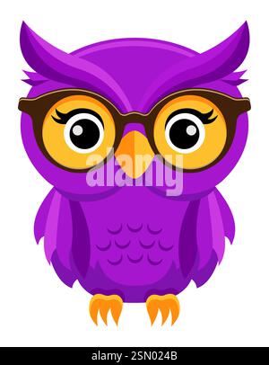owl education logo for university college school and your business or company vector illustration isolated on white background Stock Vector