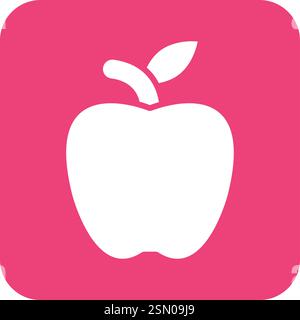 Apple Vector Icon Design Illustration Stock Vector