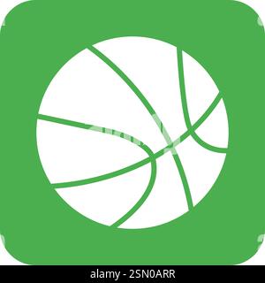 BasketBall Vector Icon Design Illustration Stock Vector