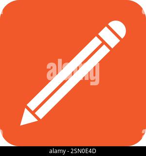 Pencil Vector Icon Design Illustration Stock Vector