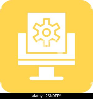 Web Optimization Vector Icon Design Illustration Stock Vector