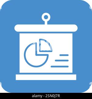 Presentation Vector Icon Design Illustration Stock Vector