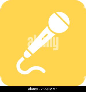 Microphone  Vector Icon Design Illustration Stock Vector