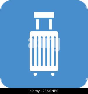 Suitcase Vector Icon Design Illustration Stock Vector