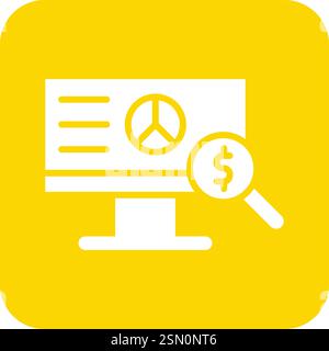 Market Research Vector Icon Design Illustration Stock Vector