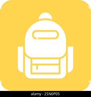 Bagpack Vector Icon Design Illustration Stock Vector