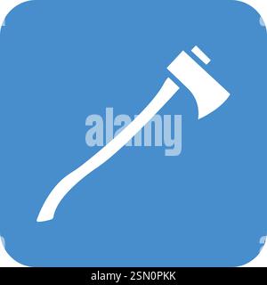 Axe Vector Icon Design Illustration Stock Vector