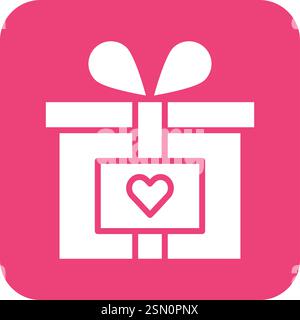Gift box Vector Icon Design Illustration Stock Vector