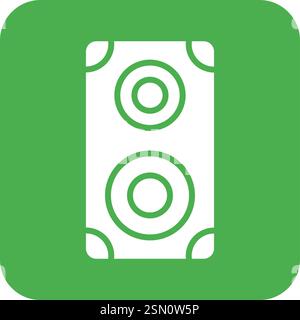 Loudspeaker Vector Icon Design Illustration Stock Vector