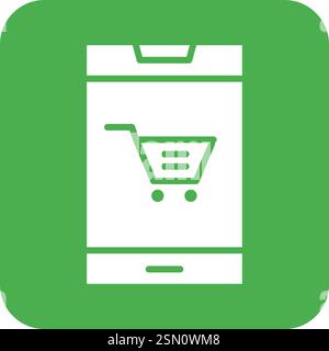 Online Shopping Vector Icon Design Illustration Stock Vector