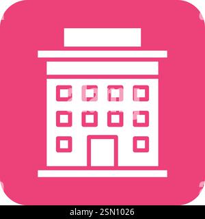 Hotel Vector Icon Design Illustration Stock Vector