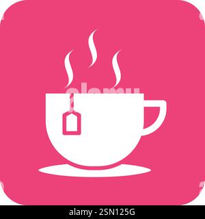 Tea Vector Icon Design Illustration Stock Vector
