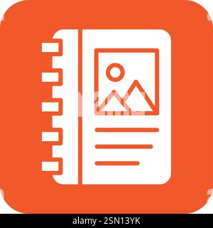 Album Vector Icon Design Illustration Stock Vector