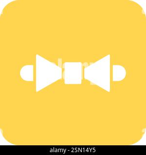 Bow tie Vector Icon Design Illustration Stock Vector