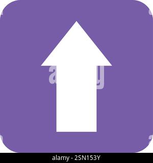 Up arrow Vector Icon Design Illustration Stock Vector